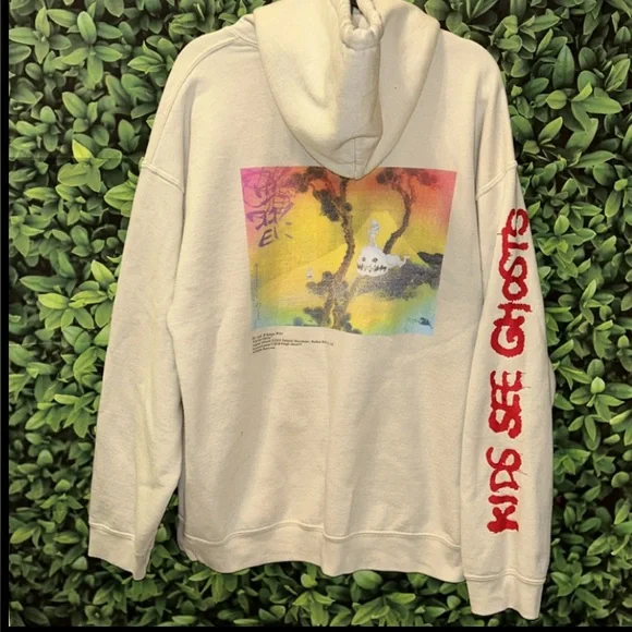 Gildan Kayne West X Takashi Murakami X KidCudi KIDS SEE GHOSTS Hoodie Merch2018 - Picture 10 of 16
